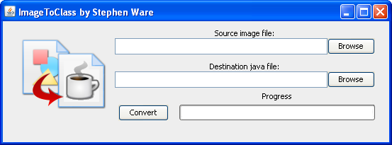 A screenshot of the ImageToClass GUI